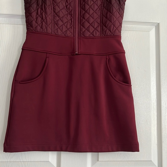 🌷Athleta mini dress burgundy color 🆕without tag 🏷️ - Picture 3 of 12
